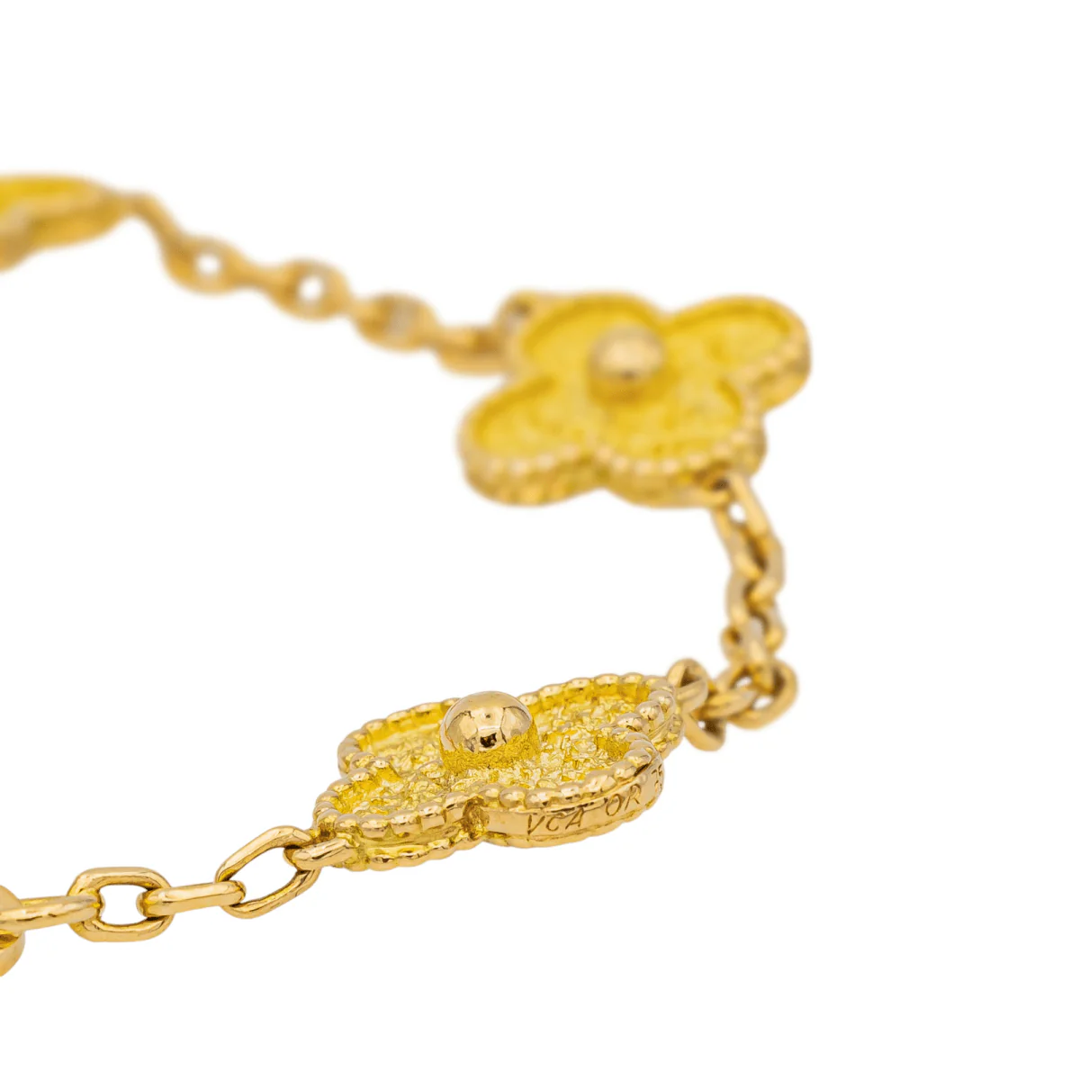 Bracelet Van Cleef & Arpels Bracelet Alhambra en or jaune - Image 7