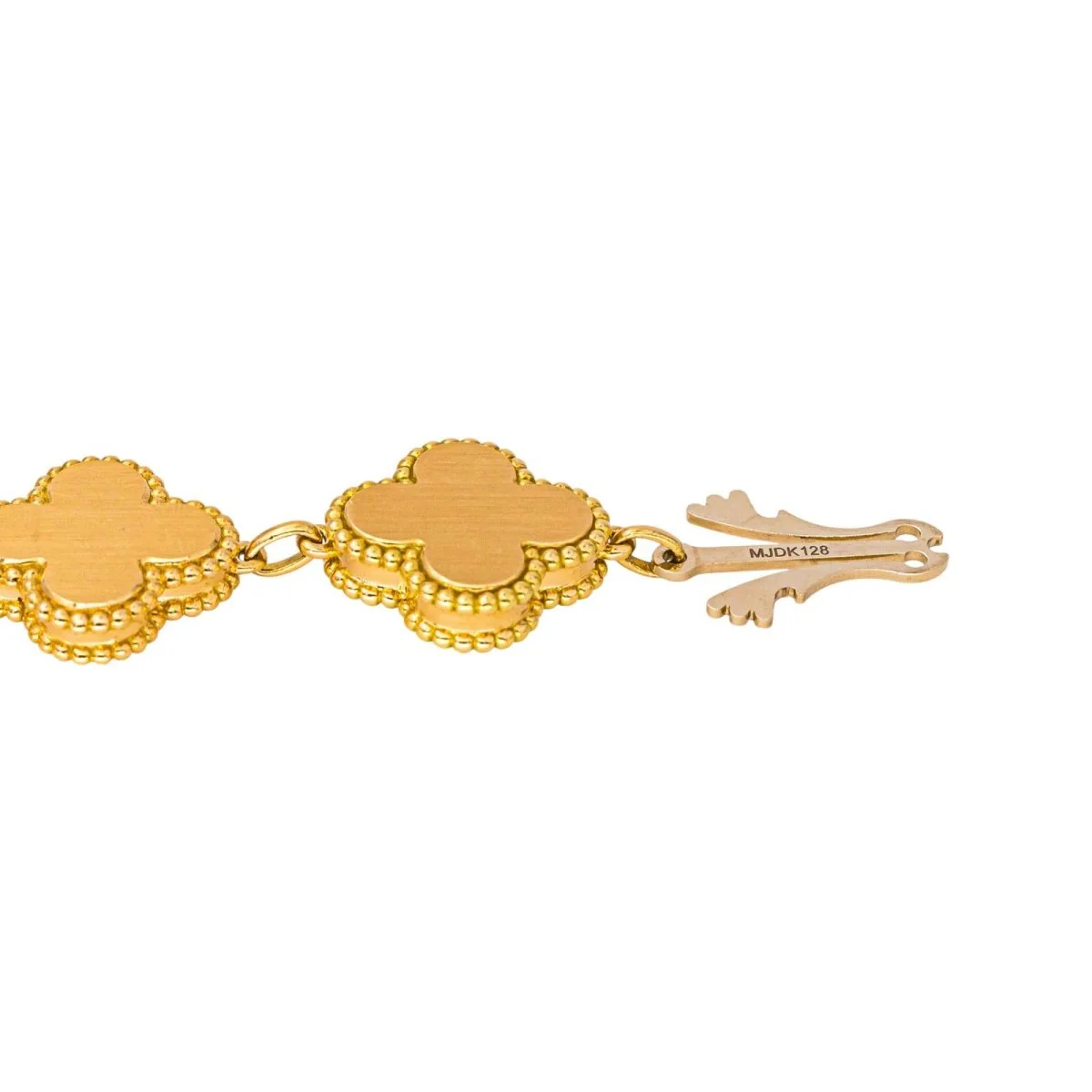 Montre VAN CLEEF & ARPELS "Sweet Alhambra" en or jaune, nacre et diamants - Image 7