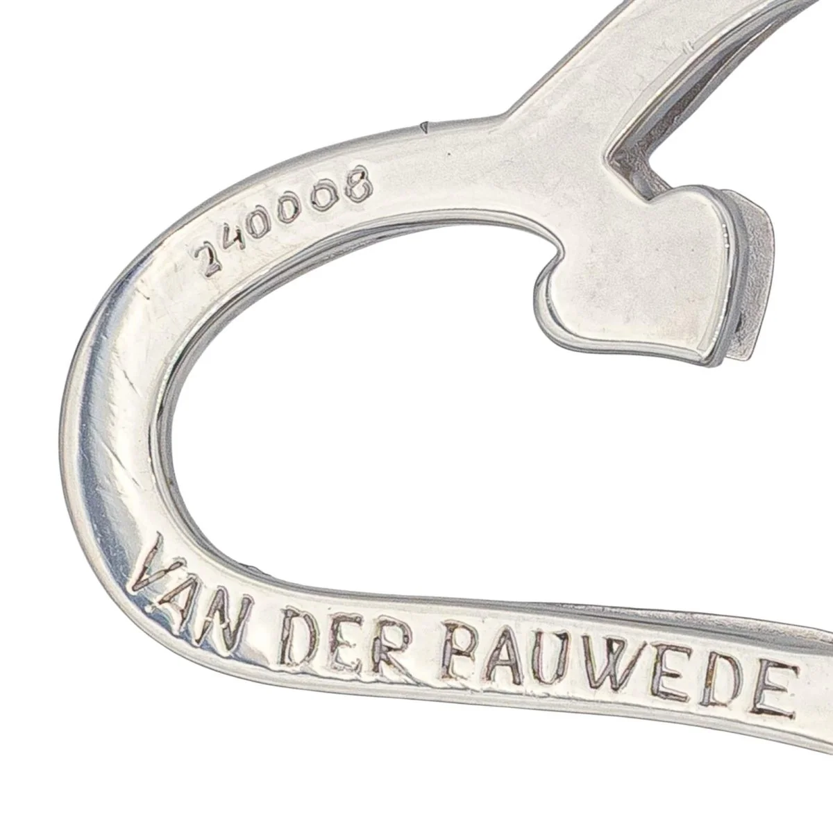 Pendentif VAN DER BAUWEDE en argent, saphirs et diamants - Image 4