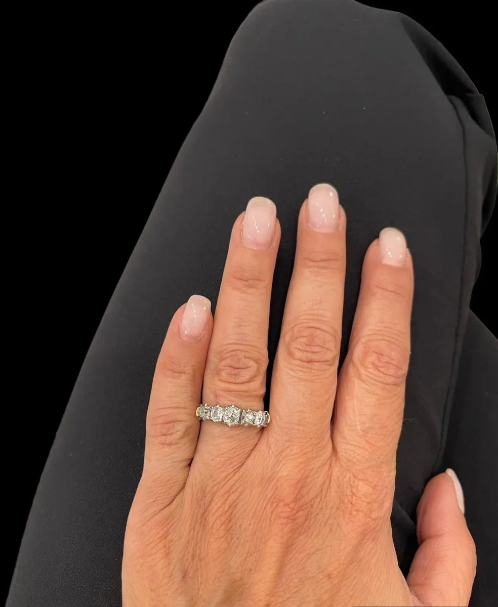 Bague victorienne en or, argent et diamant - Image 2