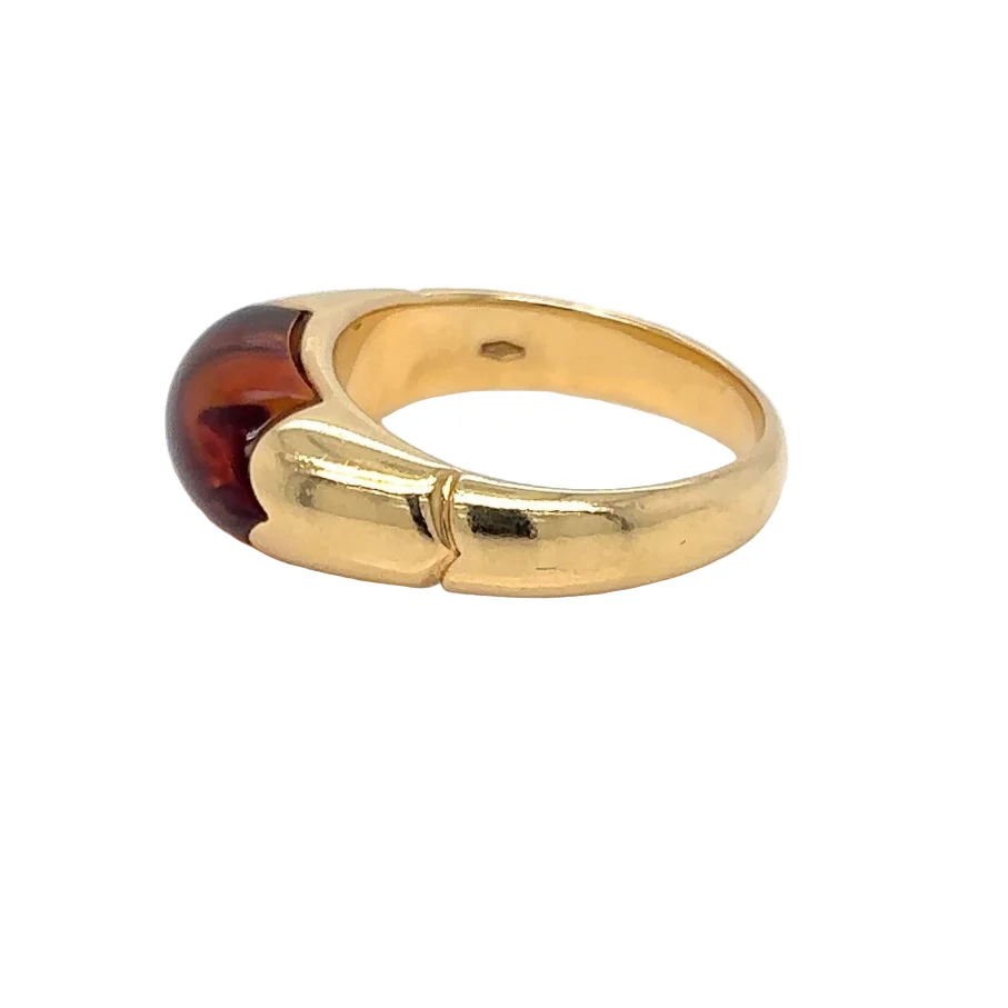 Vintage Bulgari “Celtaura” Ring – 18k Yellow Gold & Citrine – Circa 1980 - Image 3