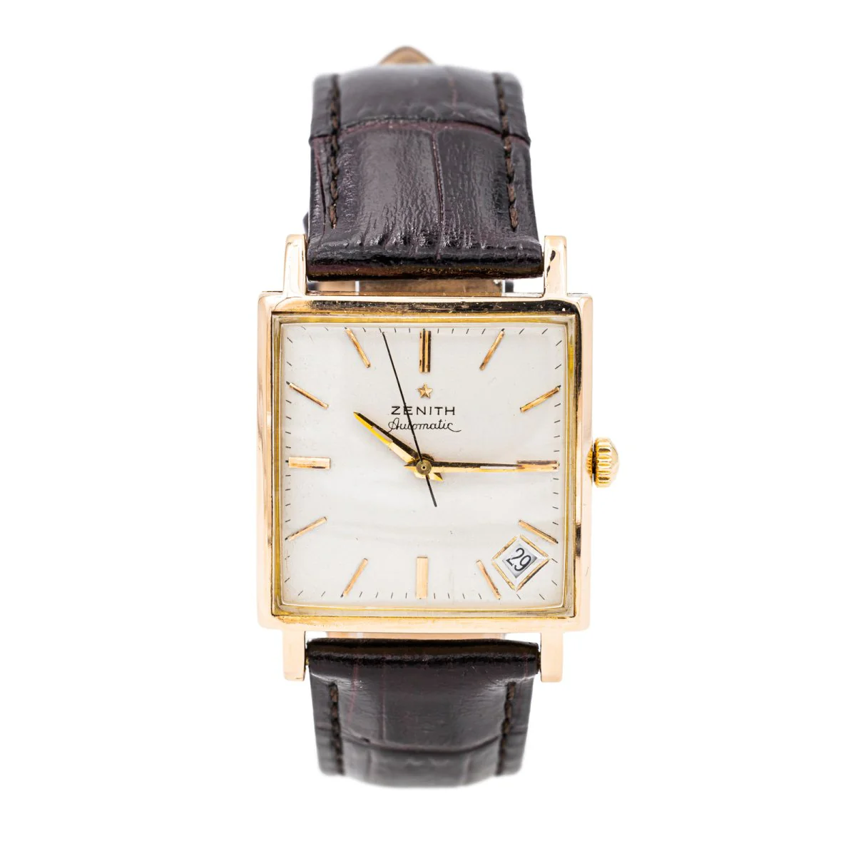 Zenith Montre Square Or rose